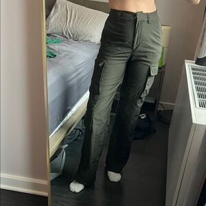H&M Dark Green Cargo Pants